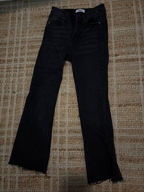 Black Women's Flare Jeans - High Rise Stretch